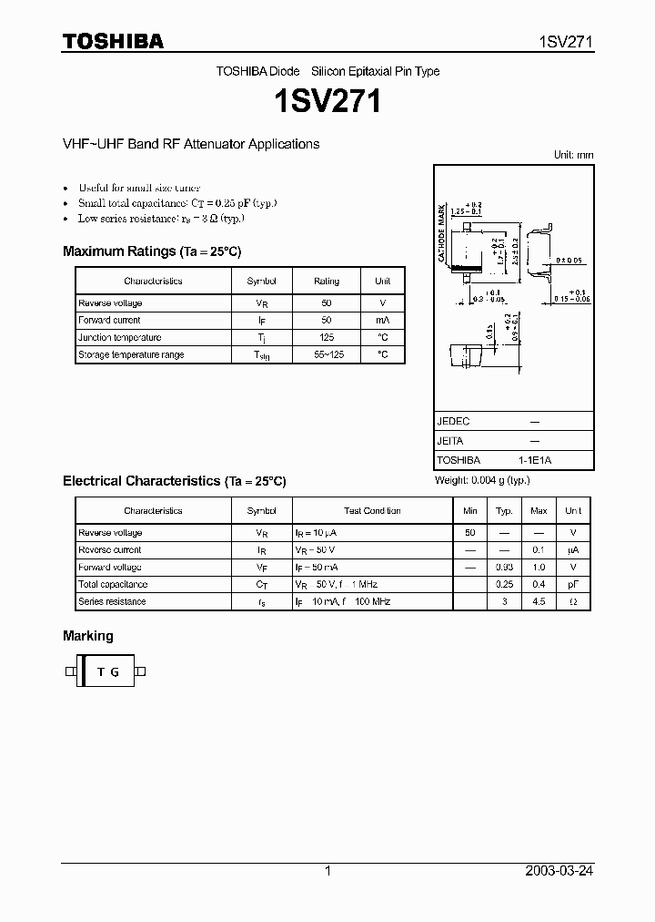 1SV271_935896.PDF Datasheet
