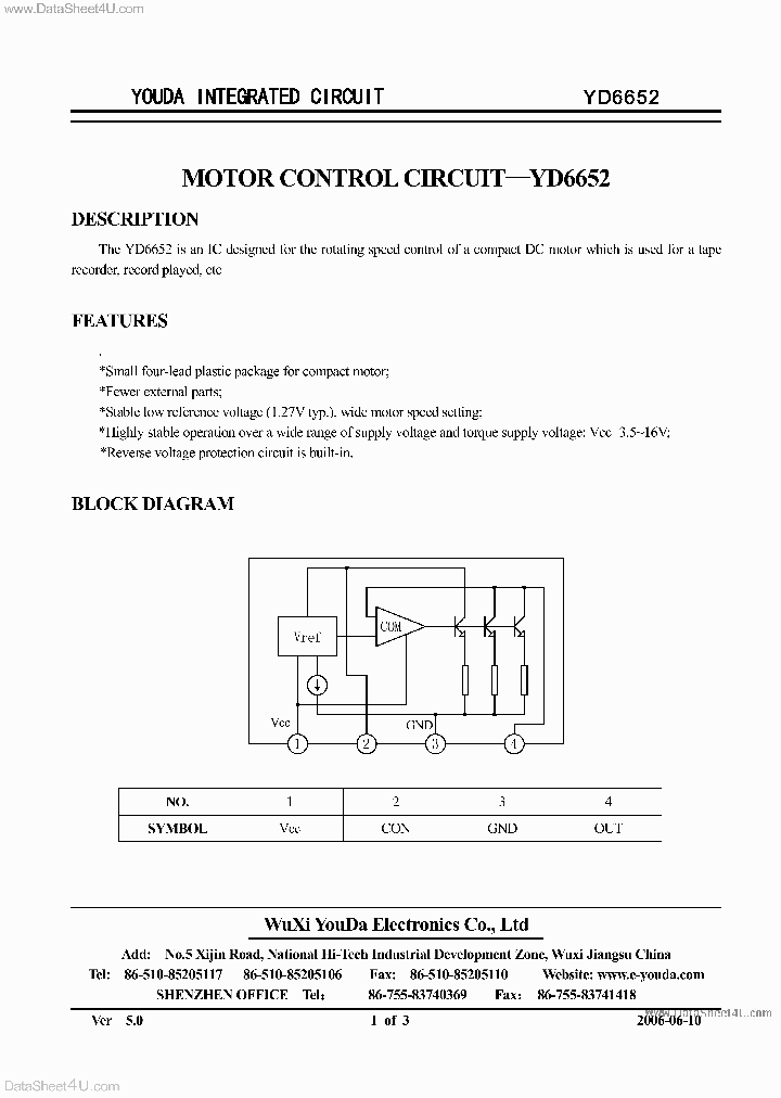 YD6652_735973.PDF Datasheet