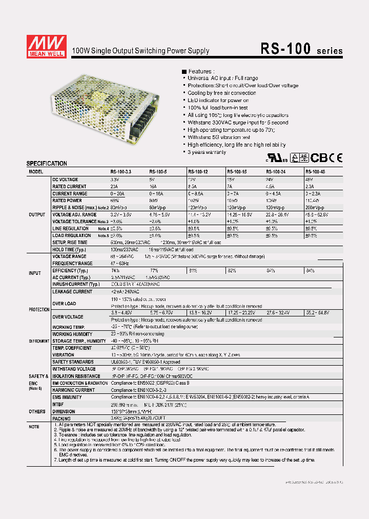 RS-100-33_1050979.PDF Datasheet