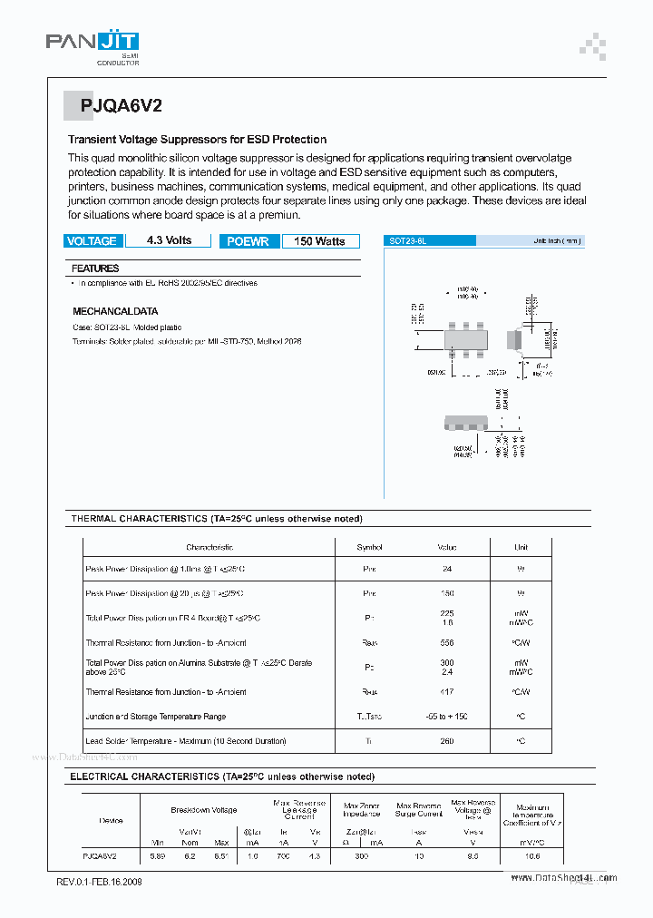 PJQA6V2_738806.PDF Datasheet
