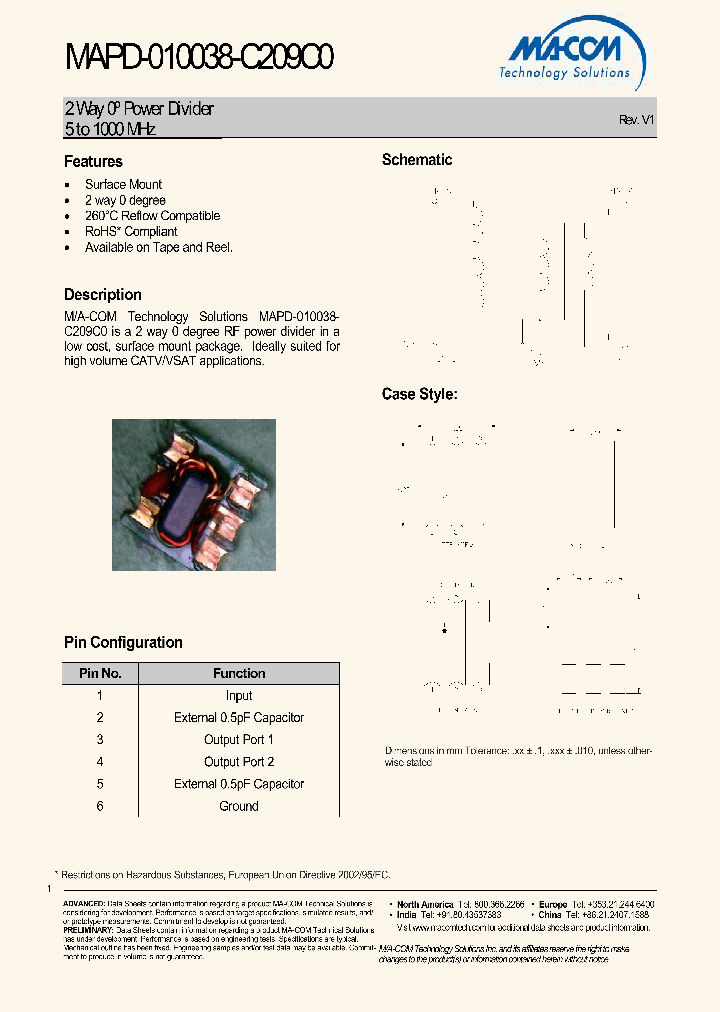 MABA-010038-C209C0_1057724.PDF Datasheet