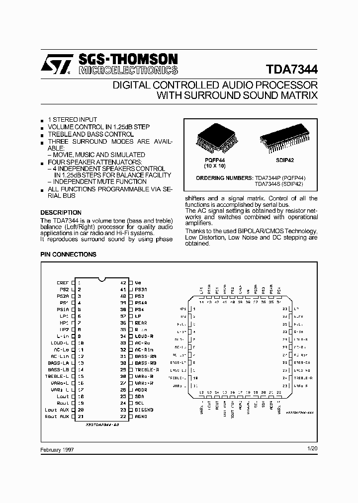 TDA7344S_668693.PDF Datasheet