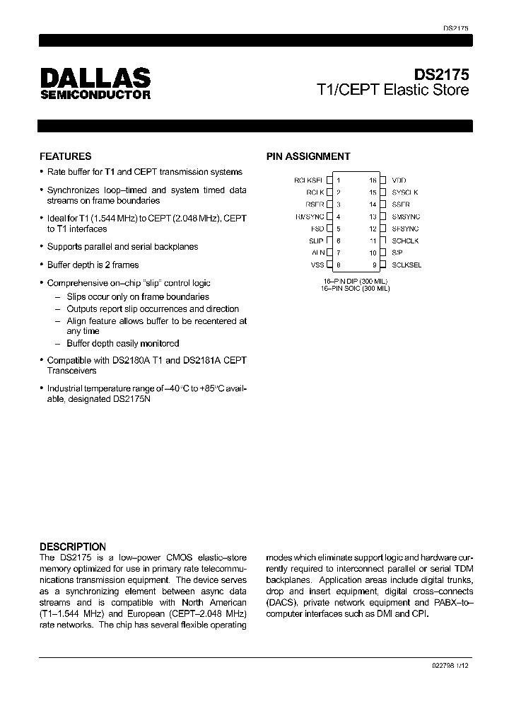 DS2175_671445.PDF Datasheet