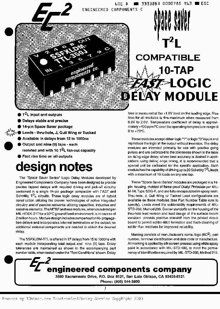 SSFXLDM-TTL33F_672014.PDF Datasheet
