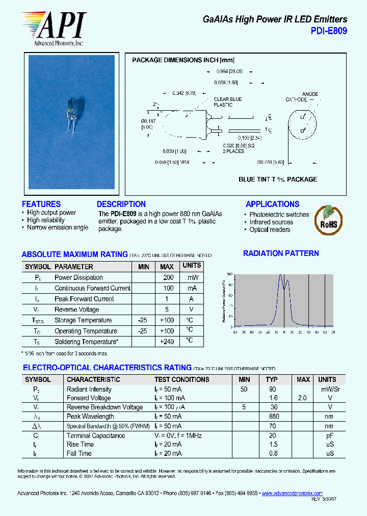PDI-E809_1080927.PDF Datasheet
