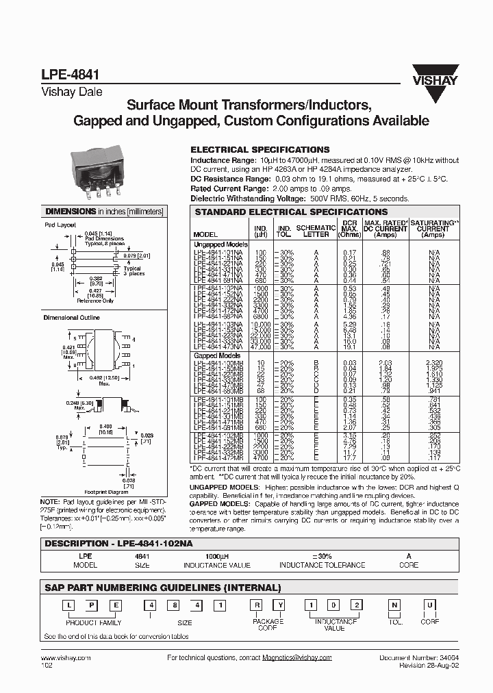 LPE-4841-150MB_674155.PDF Datasheet