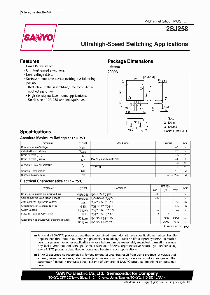 2SJ258_959271.PDF Datasheet