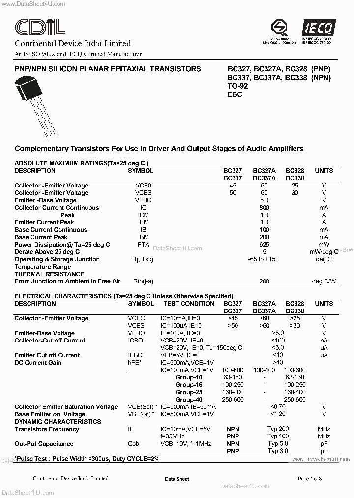 BC337_763974.PDF Datasheet
