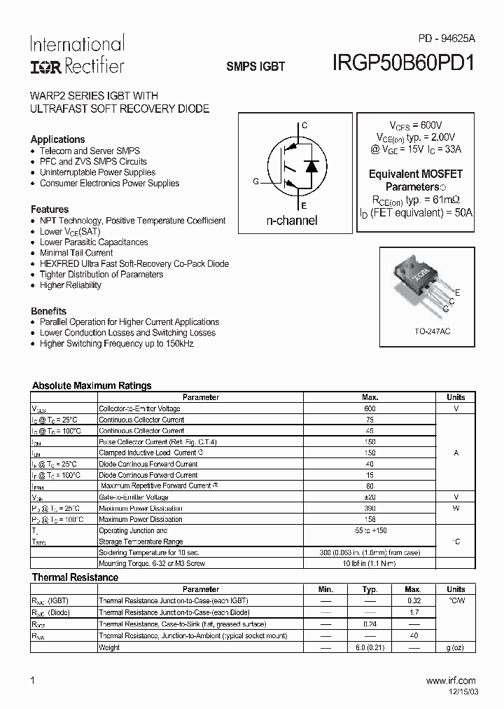IRGP50B60PD1_977756.PDF Datasheet