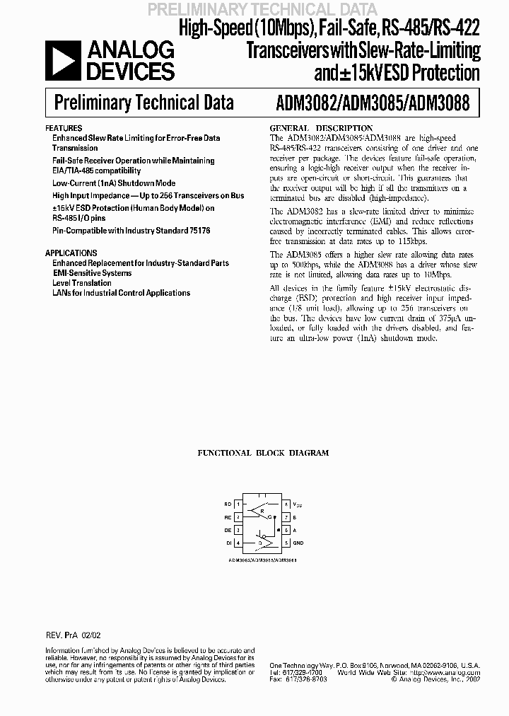 ADM3082_980829.PDF Datasheet