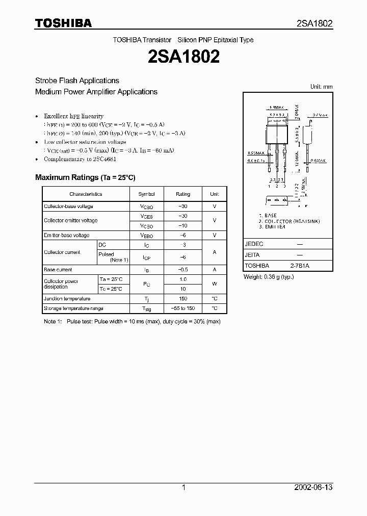 2SA1802_980992.PDF Datasheet