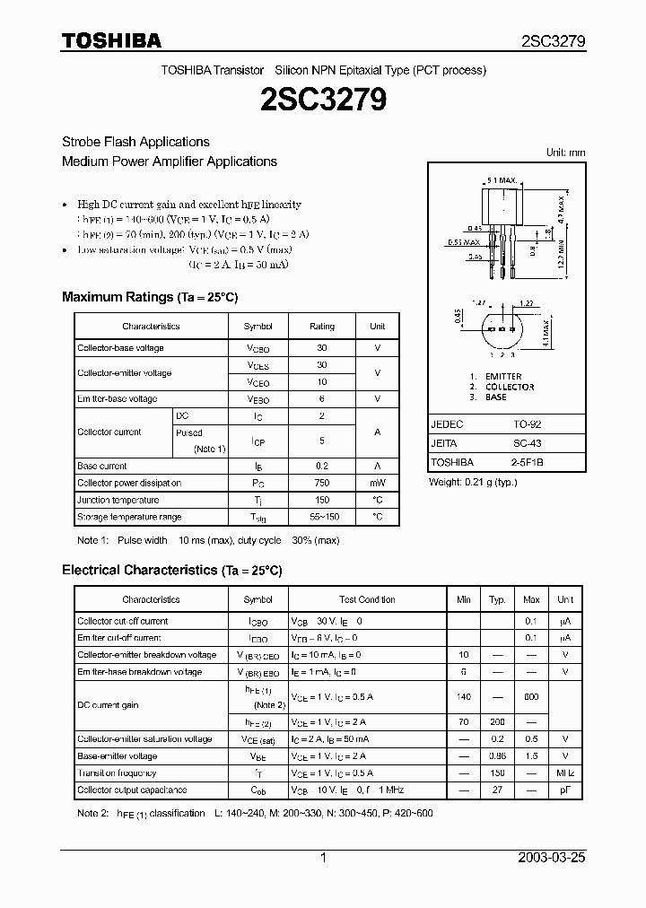 2SC3279_981004.PDF Datasheet