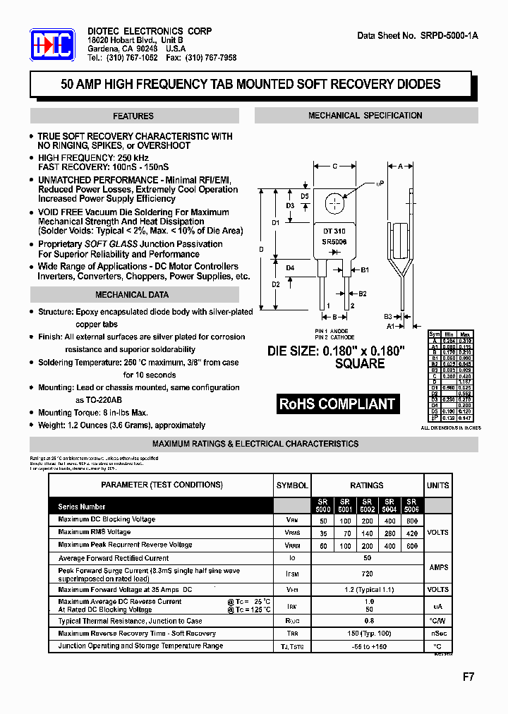 SR5000_1109682.PDF Datasheet