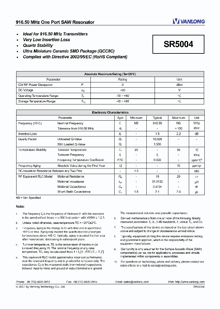 SR5004_1109692.PDF Datasheet