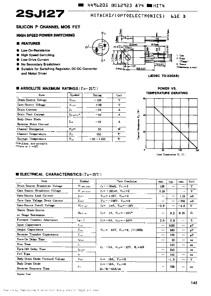 2SJ127_685143.PDF Datasheet