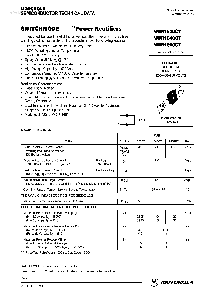MUR1660CT_781070.PDF Datasheet