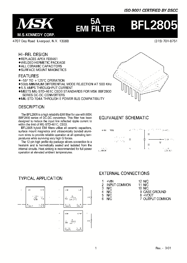 BFL2805_985444.PDF Datasheet