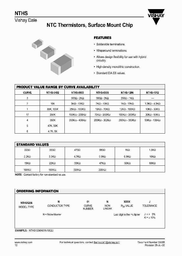 NTHS_985850.PDF Datasheet