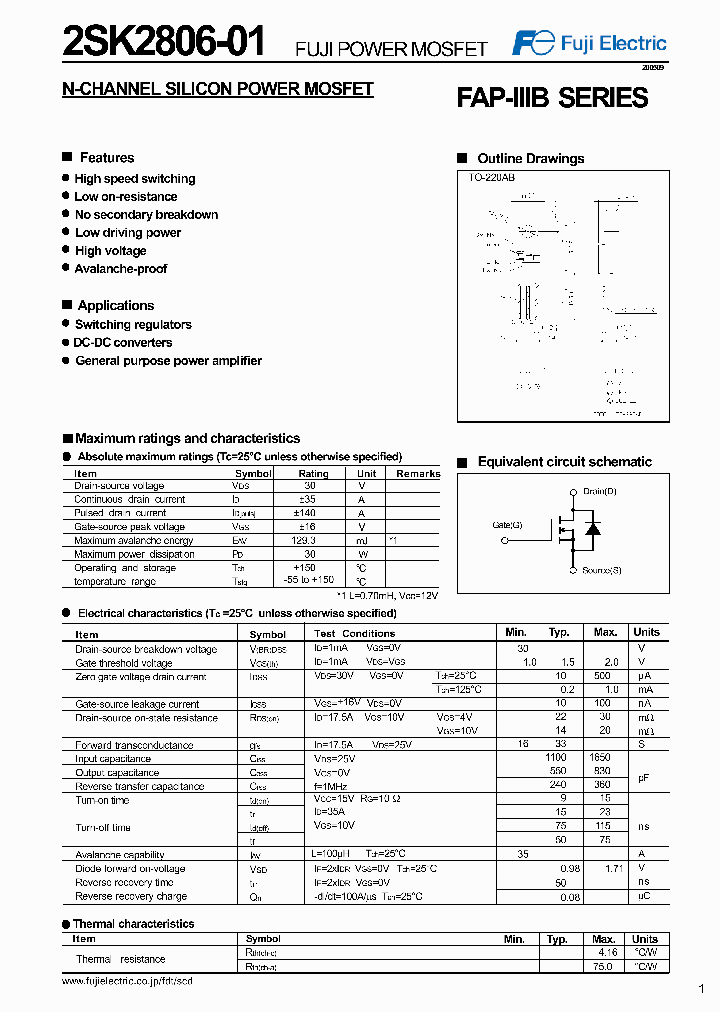 2SK2806-01_1121661.PDF Datasheet