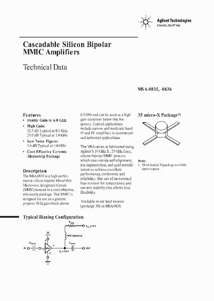 MSA-0836_688649.PDF Datasheet