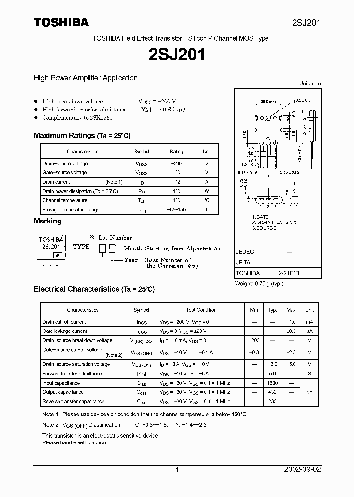 2SJ201O_689708.PDF Datasheet
