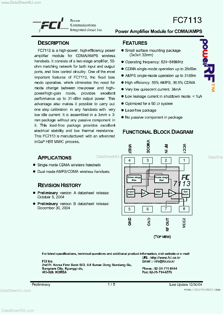 FC7113_801907.PDF Datasheet
