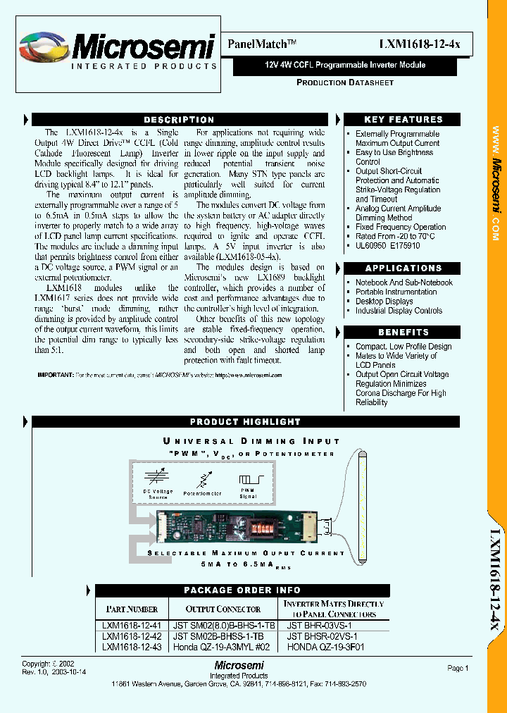 LXM1618-12-41_1029167.PDF Datasheet