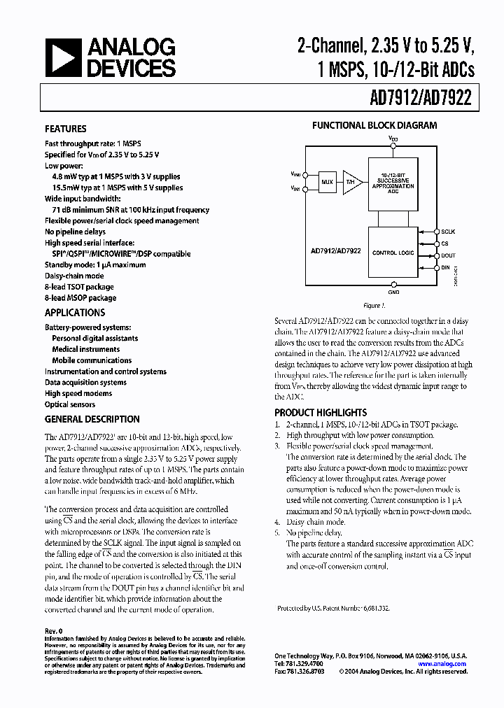 AD7922_825493.PDF Datasheet