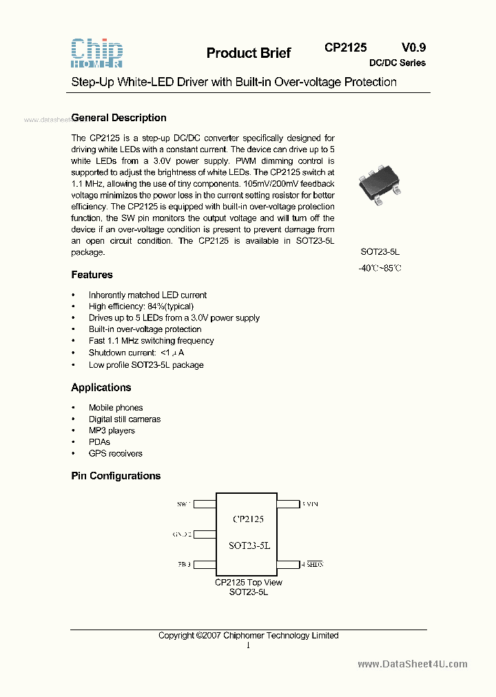 CP2125_827941.PDF Datasheet