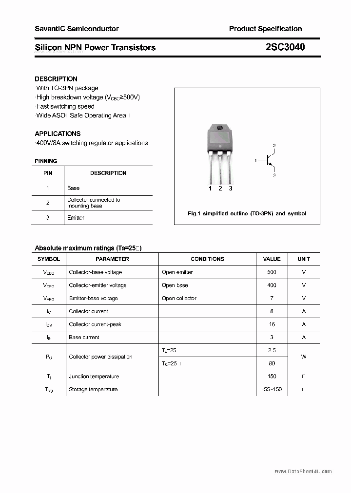2SC3040_828858.PDF Datasheet