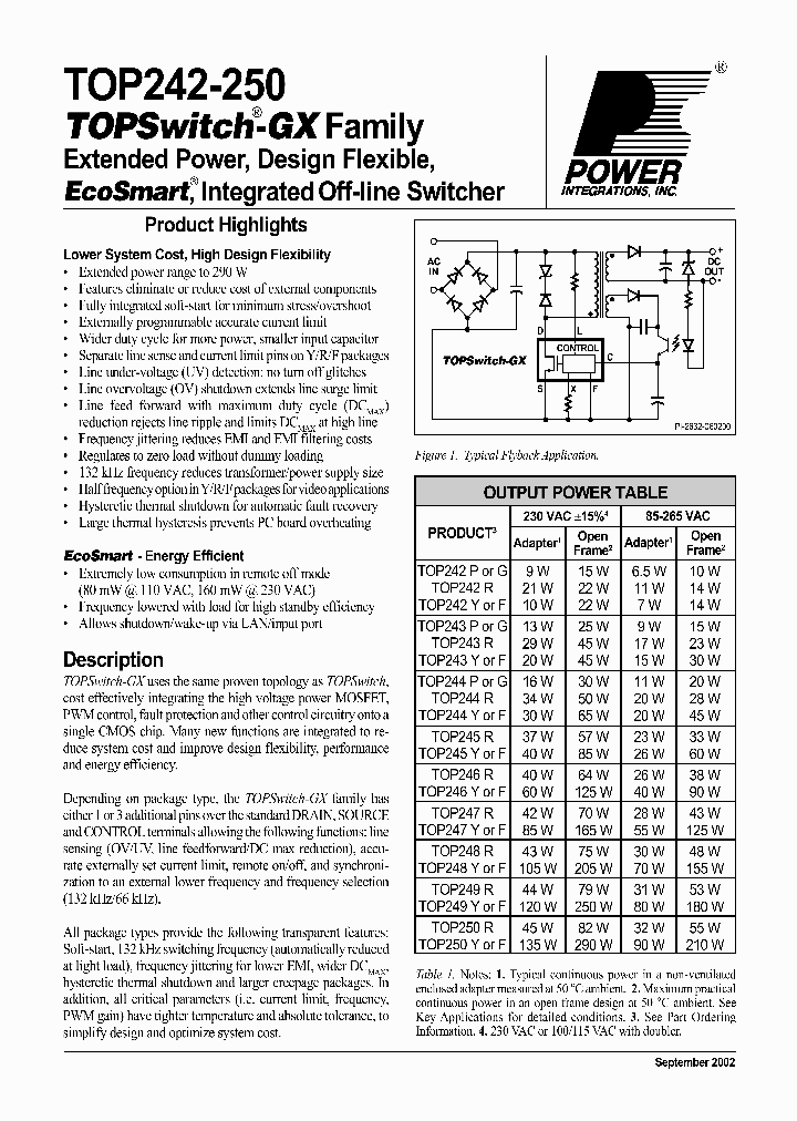TOP243F_704137.PDF Datasheet