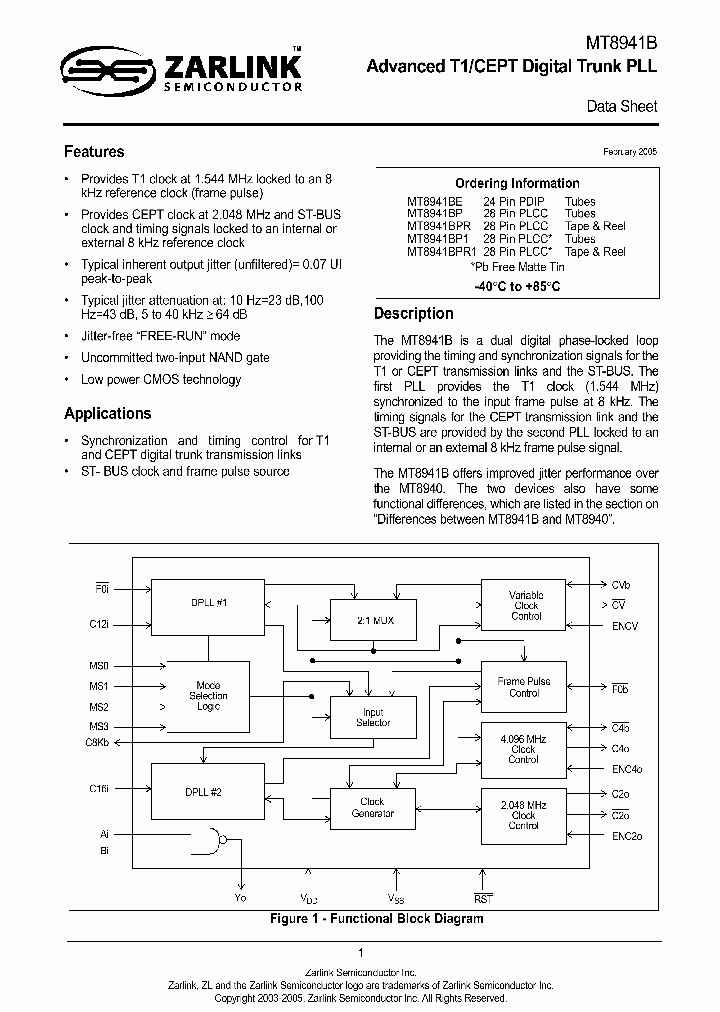 MT8941B_832602.PDF Datasheet
