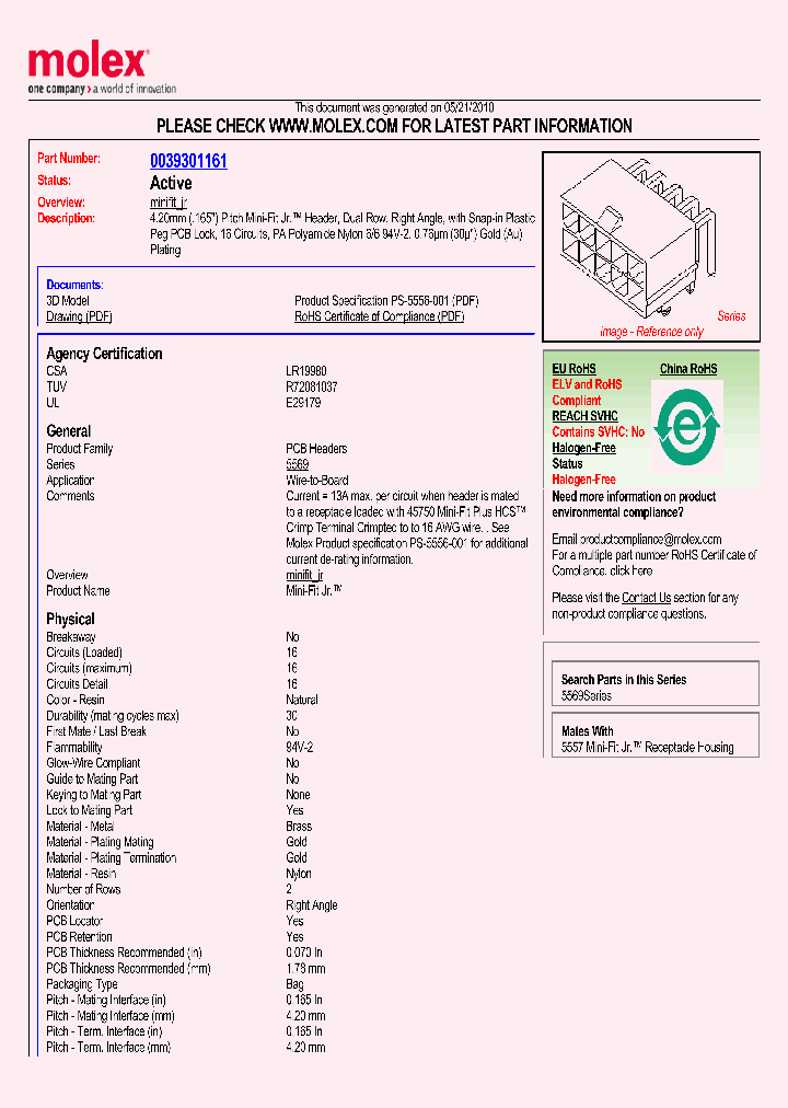 39-30-1161_1131310.PDF Datasheet