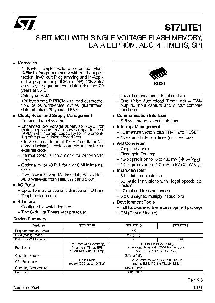 ST7FLITE1XXX_835822.PDF Datasheet
