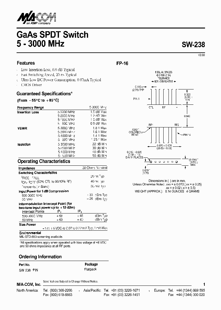 SW-238_709632.PDF Datasheet