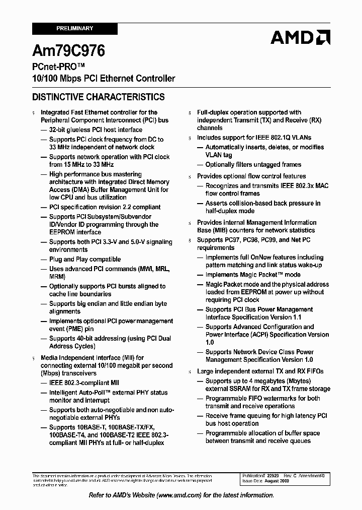 AM79C976_709779.PDF Datasheet