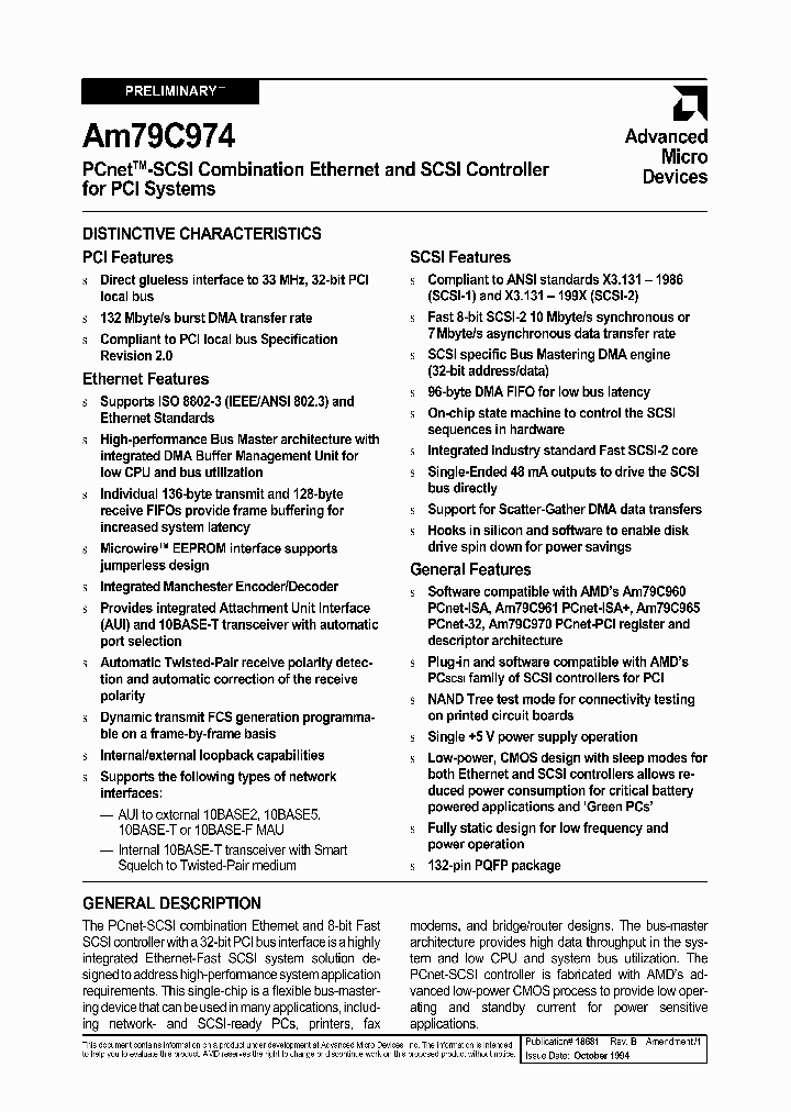 AM79C974_709785.PDF Datasheet