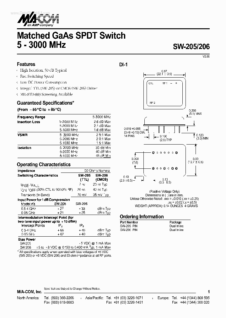 SW-205_844835.PDF Datasheet