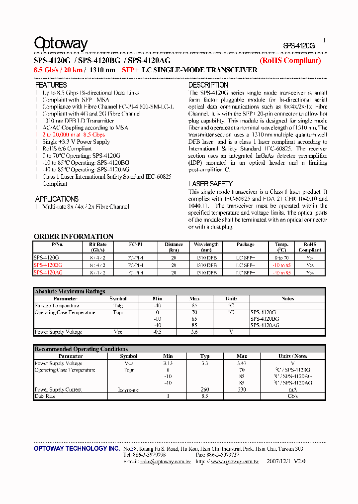 SPS-4120AG_1133739.PDF Datasheet