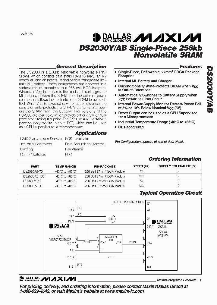 DS2030Y_711684.PDF Datasheet