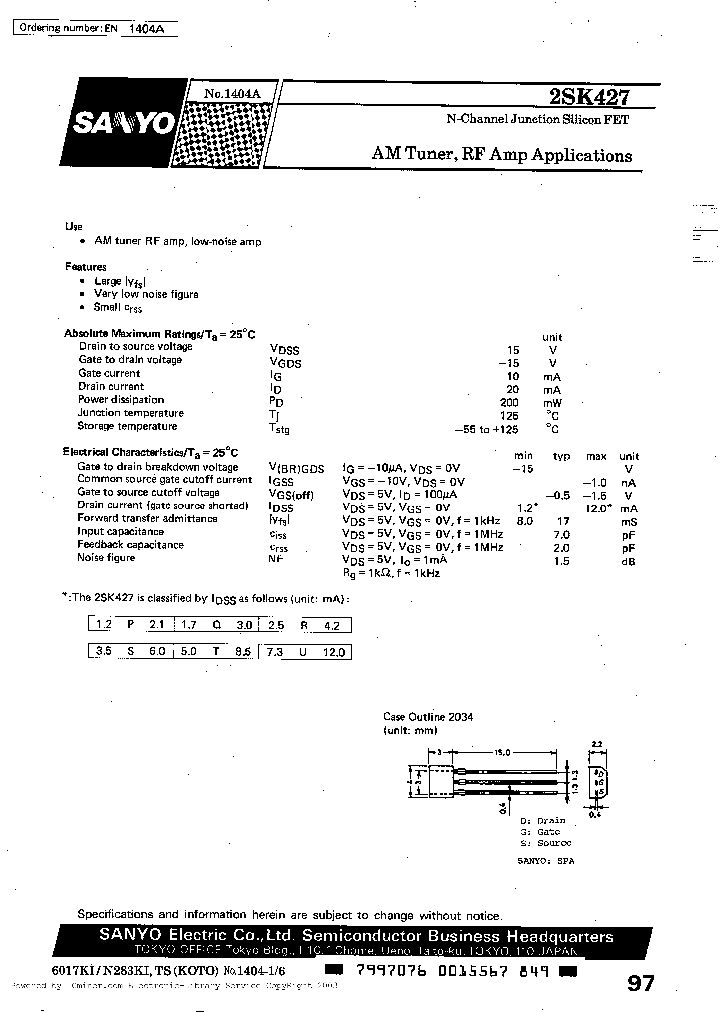 2SK427R_711663.PDF Datasheet