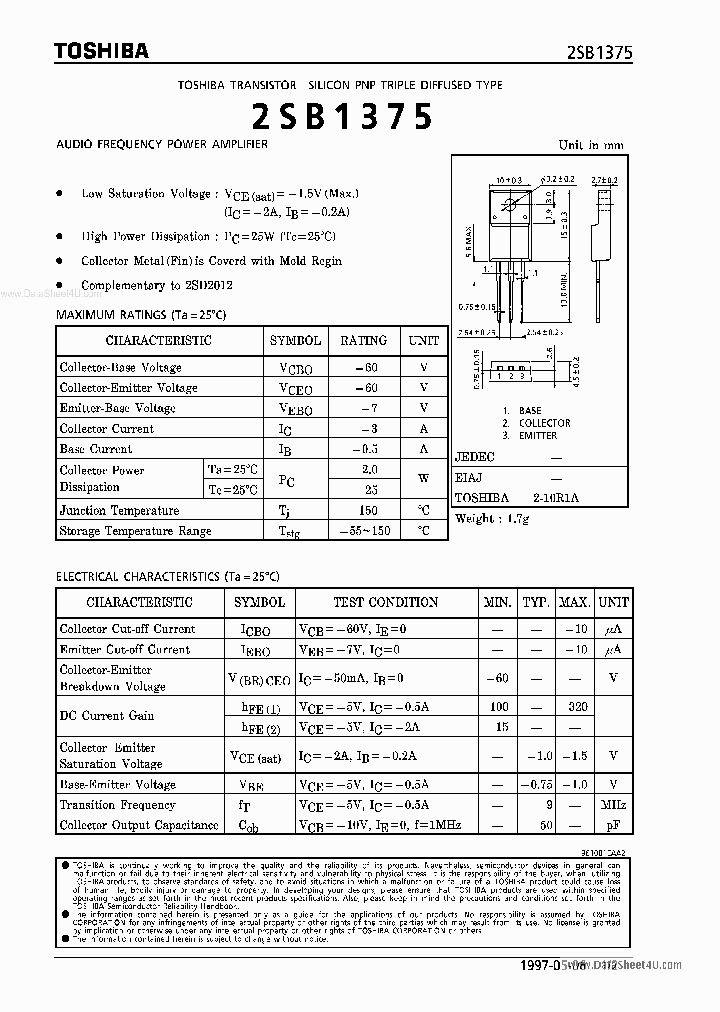 B1375_851498.PDF Datasheet