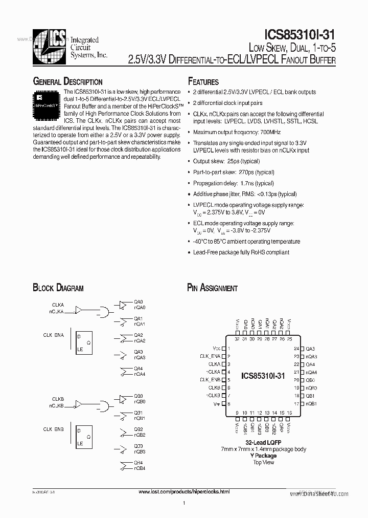 ICS5310I-31_865045.PDF Datasheet