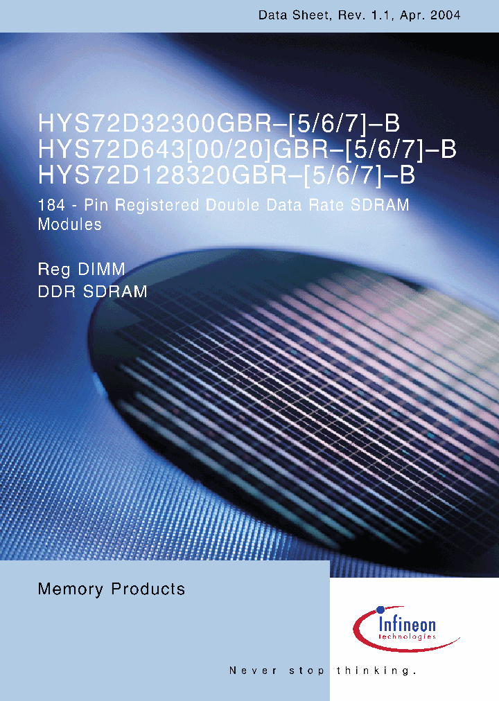 HYS72D64320GBR-7-B_1143973.PDF Datasheet