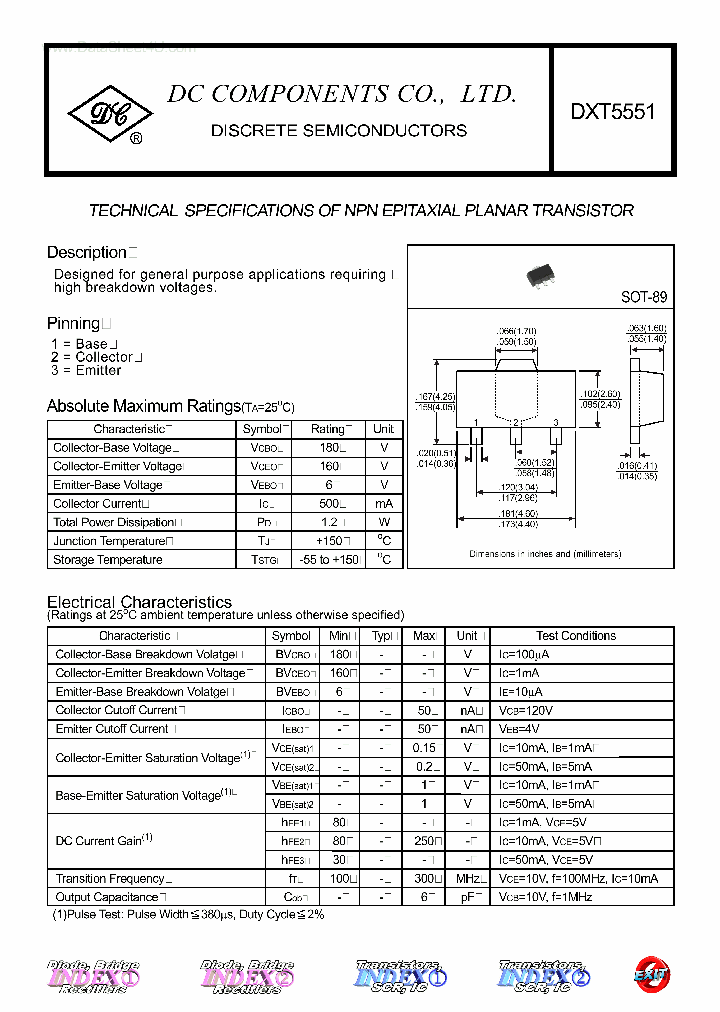 DXT5551_868151.PDF Datasheet
