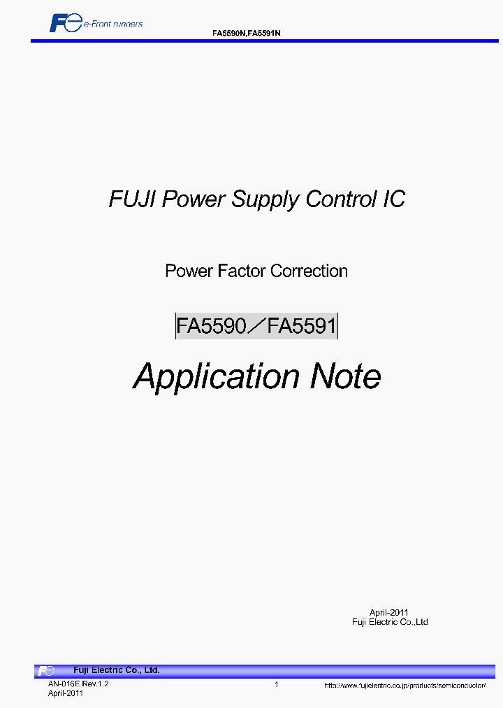 FA5591_1148735.PDF Datasheet
