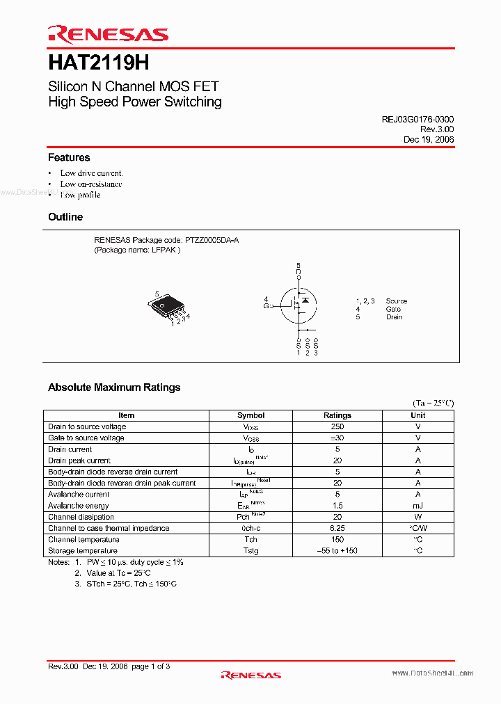 HAT2119H_874223.PDF Datasheet