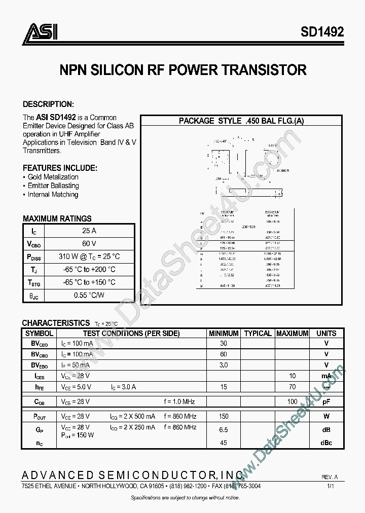 SD1492_880969.PDF Datasheet