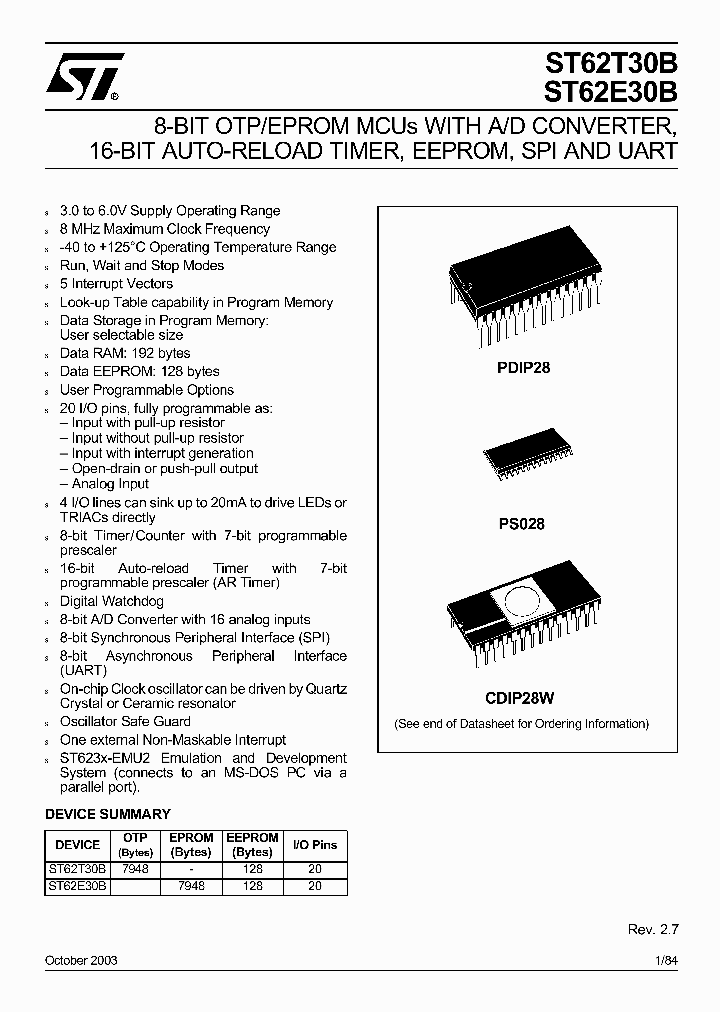 ST6230BB3XXX_1174745.PDF Datasheet