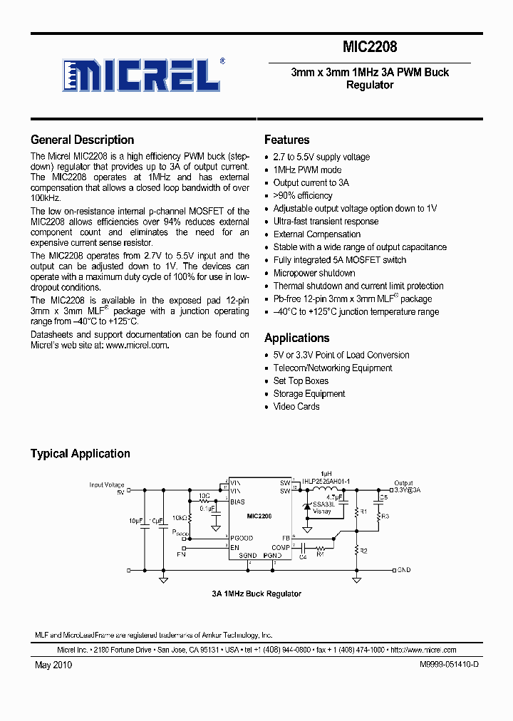 MIC2208YML_1175417.PDF Datasheet